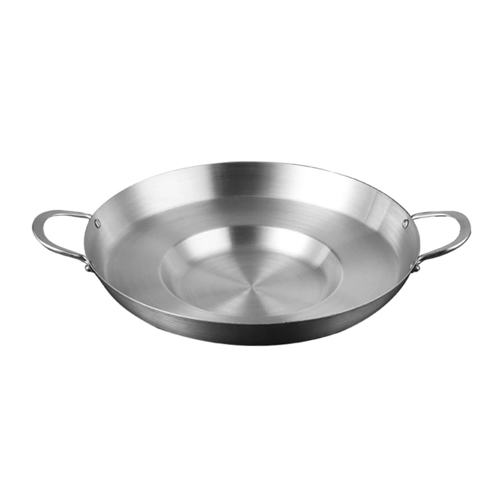 Heavy Duty Concave Comal Frying Bowl Stainless Steel Mexican Comal Cazo Griddle Fryer Cookware Stir Fry Pan Outdoors Heavy Duty Acero Mexican Discada Pan, 40cm