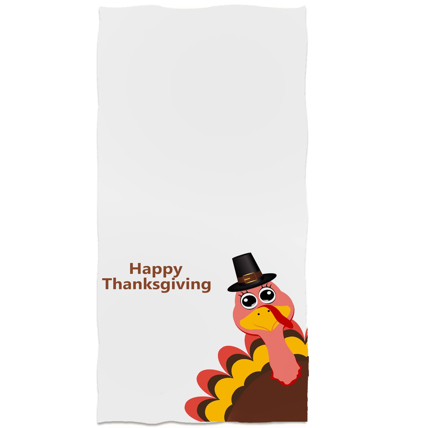 Thanksgiving Hand Towels Cute Turkey Towel Animals Bathroom Towels Soft Kitchen Towels for Household Daily Use Home Decoration