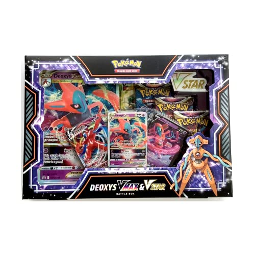 Box Pokemon Coleção de Batalha Deoxys Vmax e V-Astro Copag