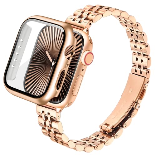 Bracelet en métal Apple Watch wipalor en acier maillé premium pour boîtier femme