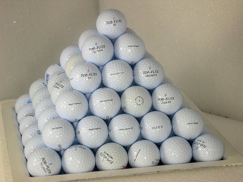 AAA Top-Flite Mix 50 Pack used golf balls