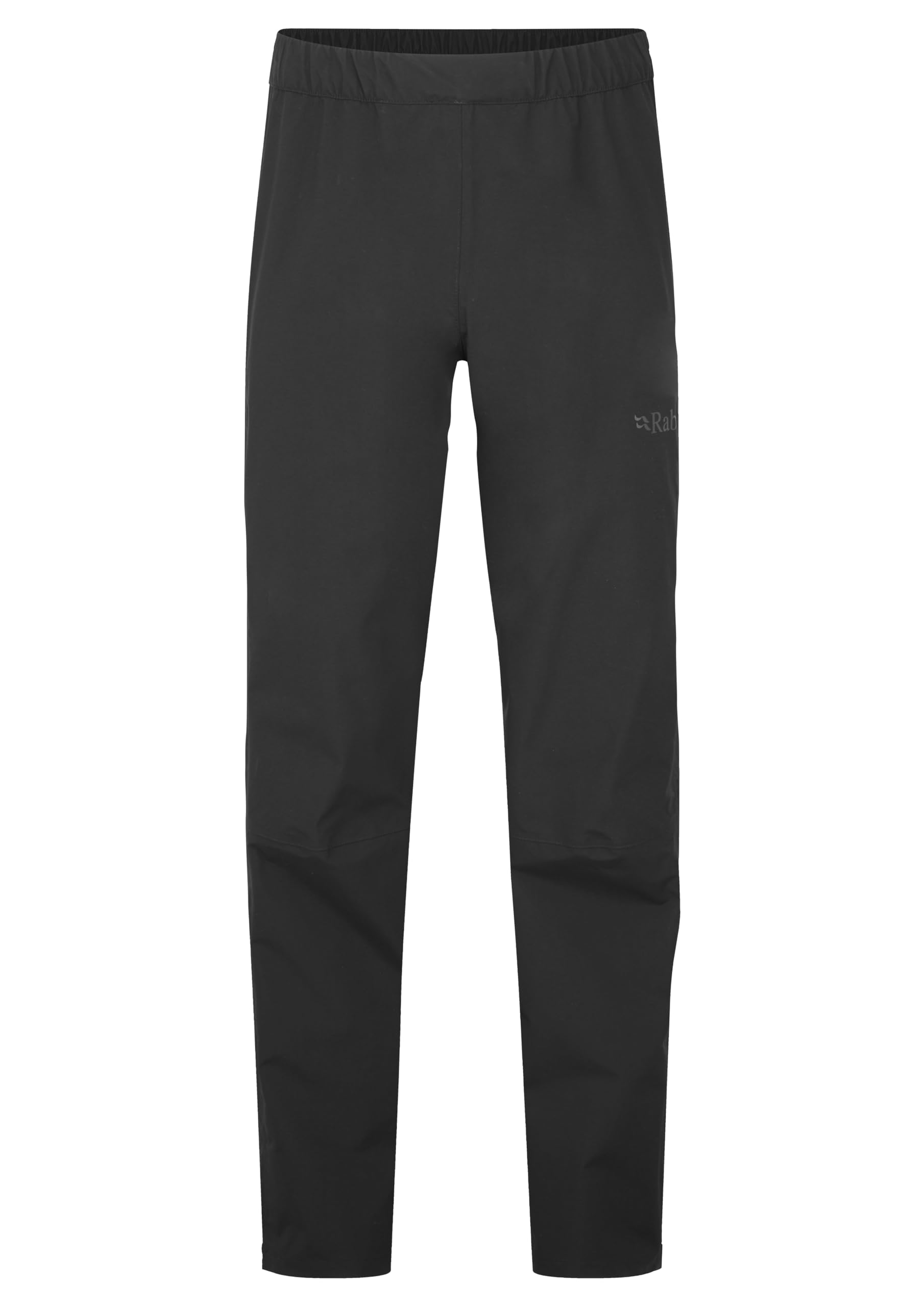Rab Men's Black Firewall Pants - Waterproof Breathable Shell Trousers For Hiking & Climbing - Large/32-Inch Inseam