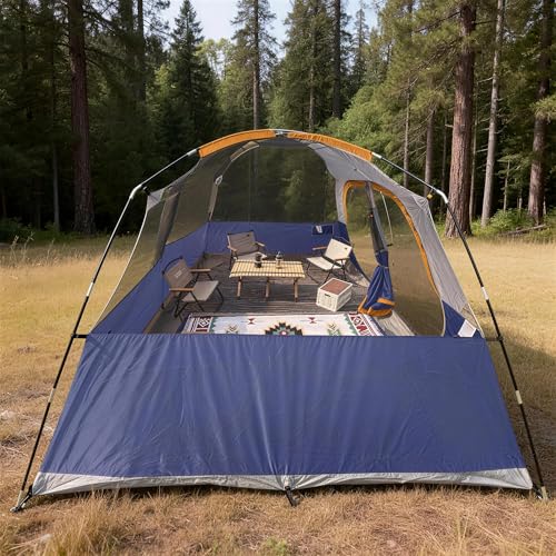 Image of CAMPROS CP Upgraded 6 /8 Person Camping Tents, Waterproof Windproof Family Tent with Larger Mesh Windows & Door, Double Layer, Easy Set Up, All-Season Dome Tent with Top Rainfly & Carry Bag