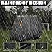 600D Heavy Duty 4+2 Seater Golf Cart Cover 6 Passenger, Golf Cart Cover 4 Passenger Extended Roof, Club Car Cover Lifted Golf Cart Storage Cover for 4 Seaters with 2 Bench Seats 138L 48W 66H Inches