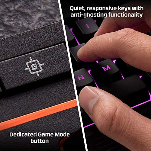 Hyperx Alloy Core Rgb 'Gaming Keyboard 'Comfortable Quiet Silent Keys With Rgb Led Lighting Effects, Spill Resistant, Dedicated Keys, Compatible With Windows 10/8.1/8/7 'Black (Renewed) #TOP4