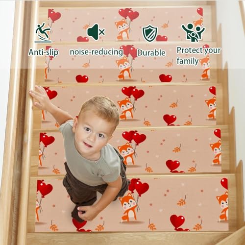 Tapis d'escalier antidérapants pour marche bois lavables et sécurisés