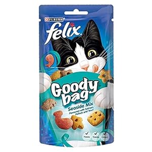 Purina Felix Goody Bag Seaside Mix Cat Treats, 60g