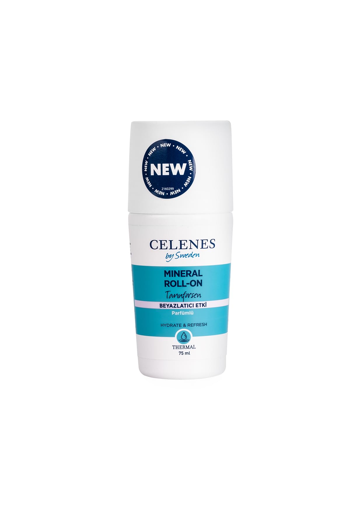 Celenes By Sweden Thermal Roll-On Beyazlatıcı Koltukaltı için Deodorant 75 ml