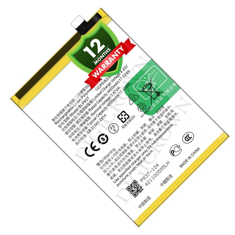 Image of Original BLP837 Battery Compatible for Realme 8 Pro (RMX3081) - (4500mAh) - 1 Year Warranty DF7