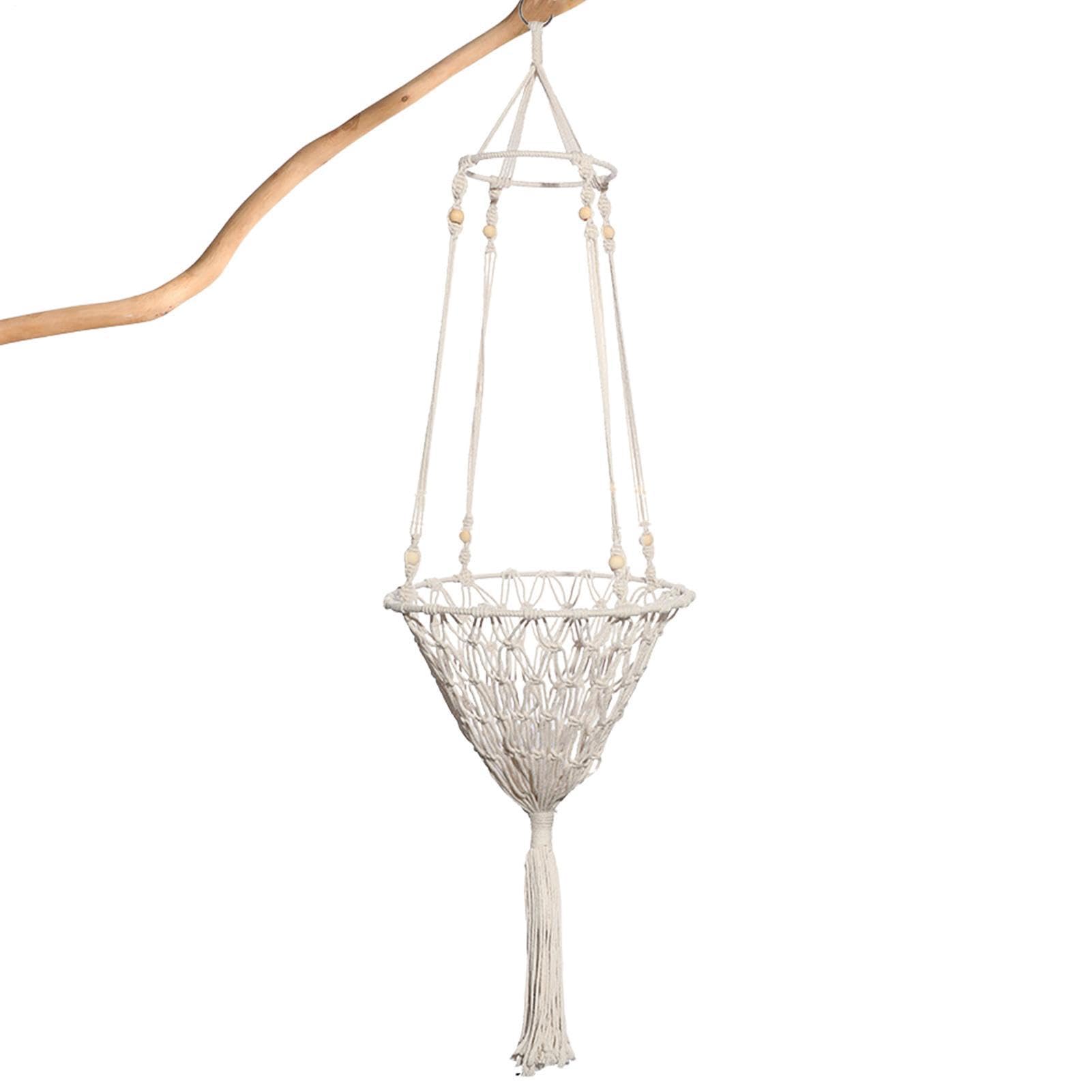 Katzenhängematte aus Baumwolle - Boho Macrame mit gemütlichem Tierbett | Kreative langlebige Indoor-Katzen im modernen Design zum Schlafen, Spielen, Klettern