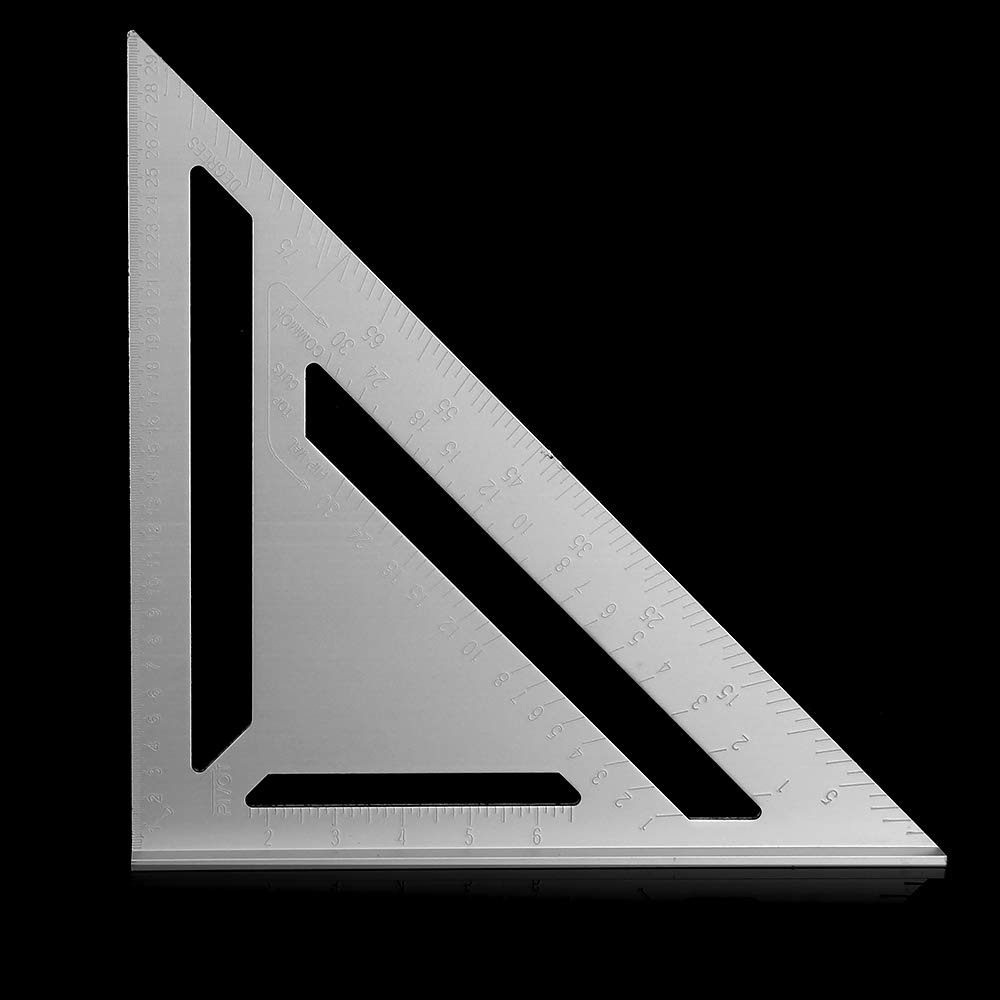 Aleación de Aluminio 430x300x300mm Velocidad Cuadrado Diseño Herramienta Métrica Viga Triángulo Regla Carpintería Carpinteros Marcado Herramienta