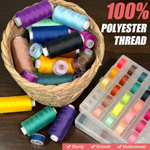 Kit de Hilos para Costura 96 Piezas, 48 Colores miniatura 3
