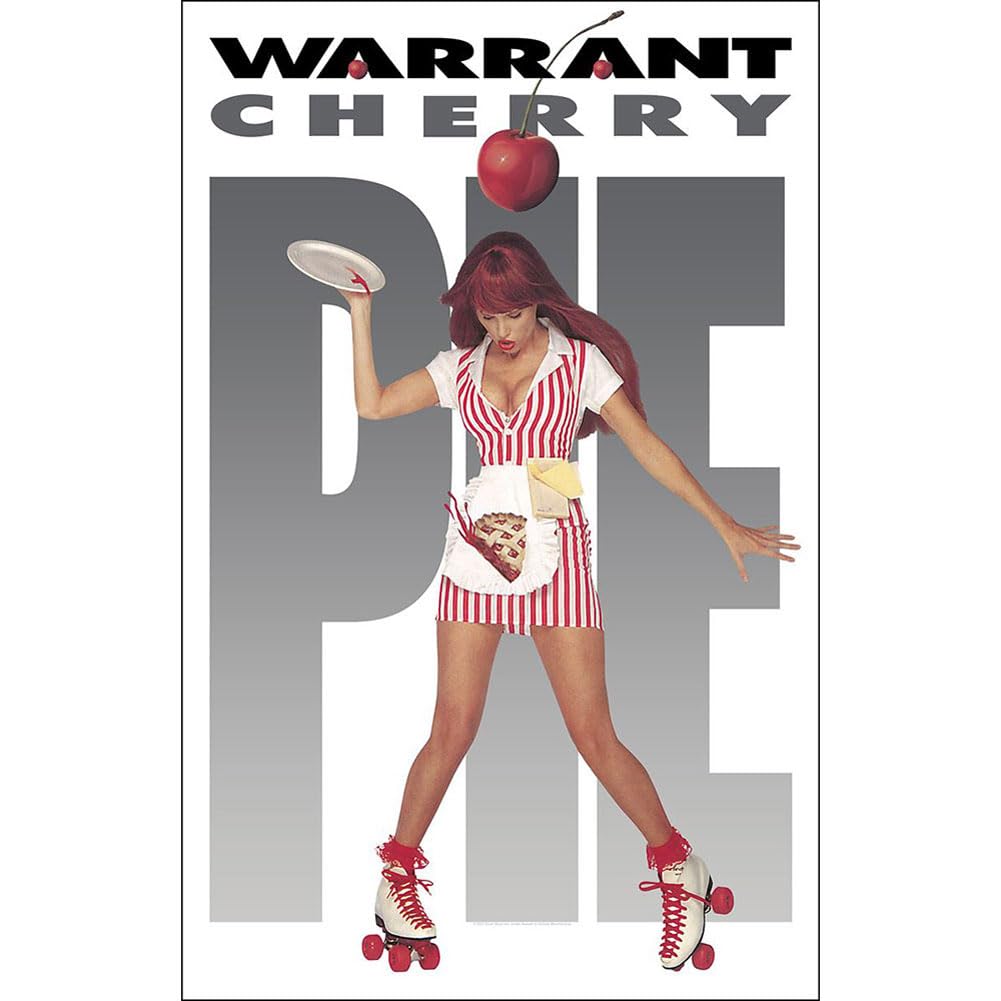 Amazon.com: Warrant Cherry Pie Premium Fabric Poster textile flag