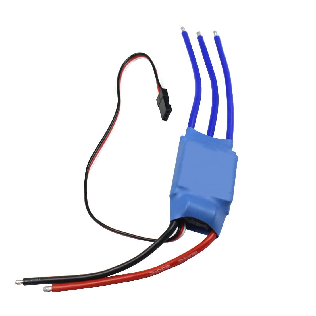 QWinOut 30 A Brushless ESC Speed Controller Blue Color for DIY RC Quadcopter Hexacopter Multi-Rotor Aircraft Drone (10 pezzi)