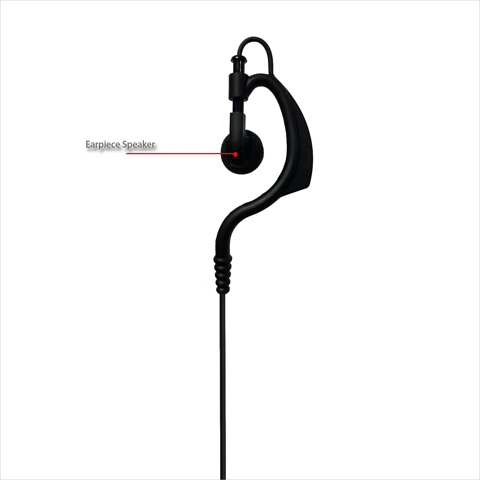 Zestaw słuchawkowy z mikrofonem PTT w kształcie litery G do Motorola EVX-S24 Yaese VX-6R FT-270R Standard Horizon HX320 HX210 HX40 HX890 dwukierunkowy zamiennik radia MH-89A4B