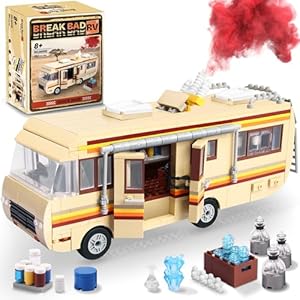 Rvs for Break Bad Building Block, Upgraded Creative Rvs Building Bricks Merchandise, Camper Van Building Set Toy for Boys Age 8-12