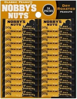 Nobby's Nuts Classic Dry Roasted Peanuts, 50 g (Case of 24)