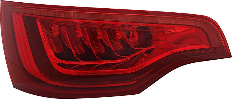 Compatible with Audi Q7 Tail Light Lamp 2010 2011 2012 2013 2014 2015 LED Passenger Right Side