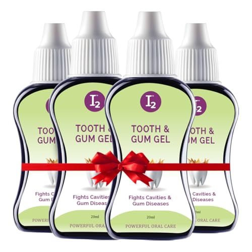 Image of Tooth & Gum Gel | Prevents Gum Swelling, bleeding & infections | Treats Mouth Ulcers and Oral Cavities | 20 ml (Pack of 4)