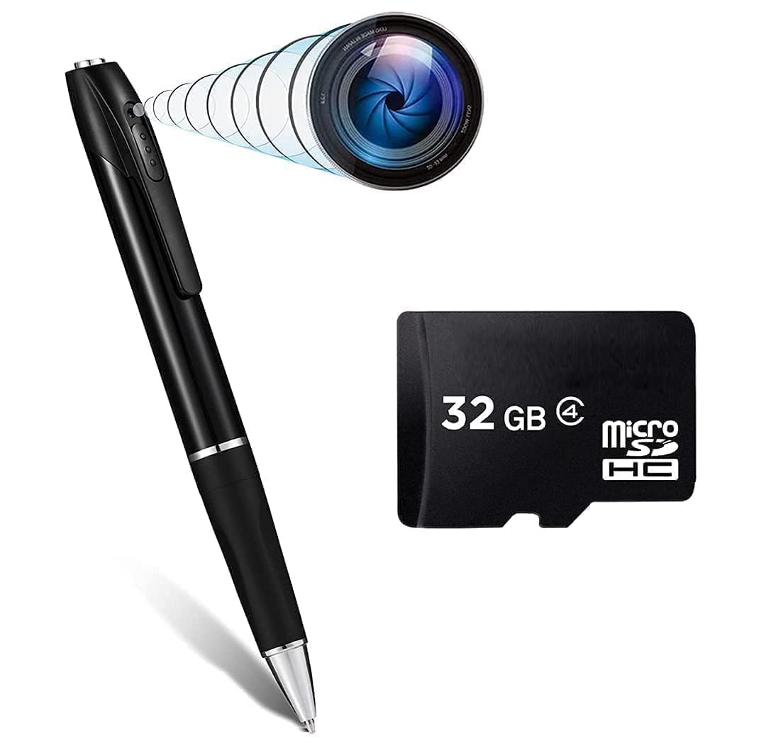 Asleesha Pocket Pen Camera 80 Minutes Pen Battery Life Mini Slim Body Pen 1080p Camera Video Audio Recording for Home, Office-image-13