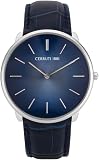 Cerruti 1881 Aldeno Leather Strap Analog Watch for Men