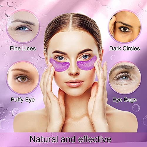 Besnel Eye Gels 32 Pairs,Natural Plants Eye Masks That Helps Reduce Puffy Eyes,Wrinkles And Dark Circles,Anti-Aging Eye Patches With Collagen Protein,Pearl Extract And Hyaluronic Acid,Eye Moisturizer Treatment #TOP6