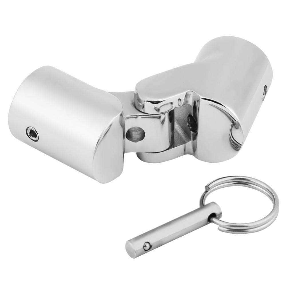 Beschlag Deck Edelstahl Gelenk Scharnier Boot Boat - 316 Marine Stainless Steel Faltbarer Rohrverbinder Ersatz Für Schwenkbare Kupplungen Bootsbeschl?Ge(22Mm)