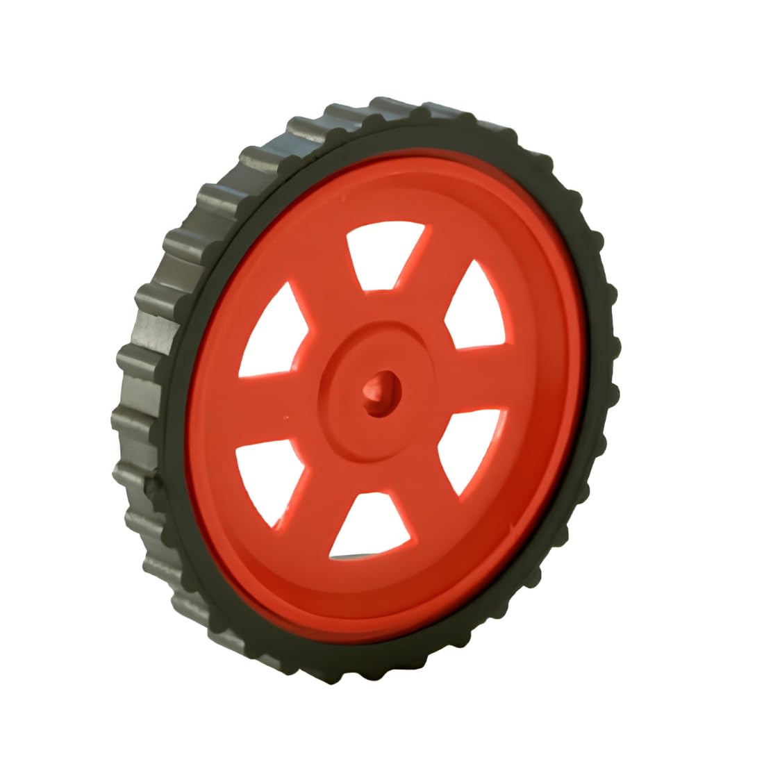 Robocraze Red BO Motor Wheel | Plastic Wheels for BO Motors, Robotics, Arduino, STEM, DIY Robot Cars & Science Projects (Pack of 2) 1