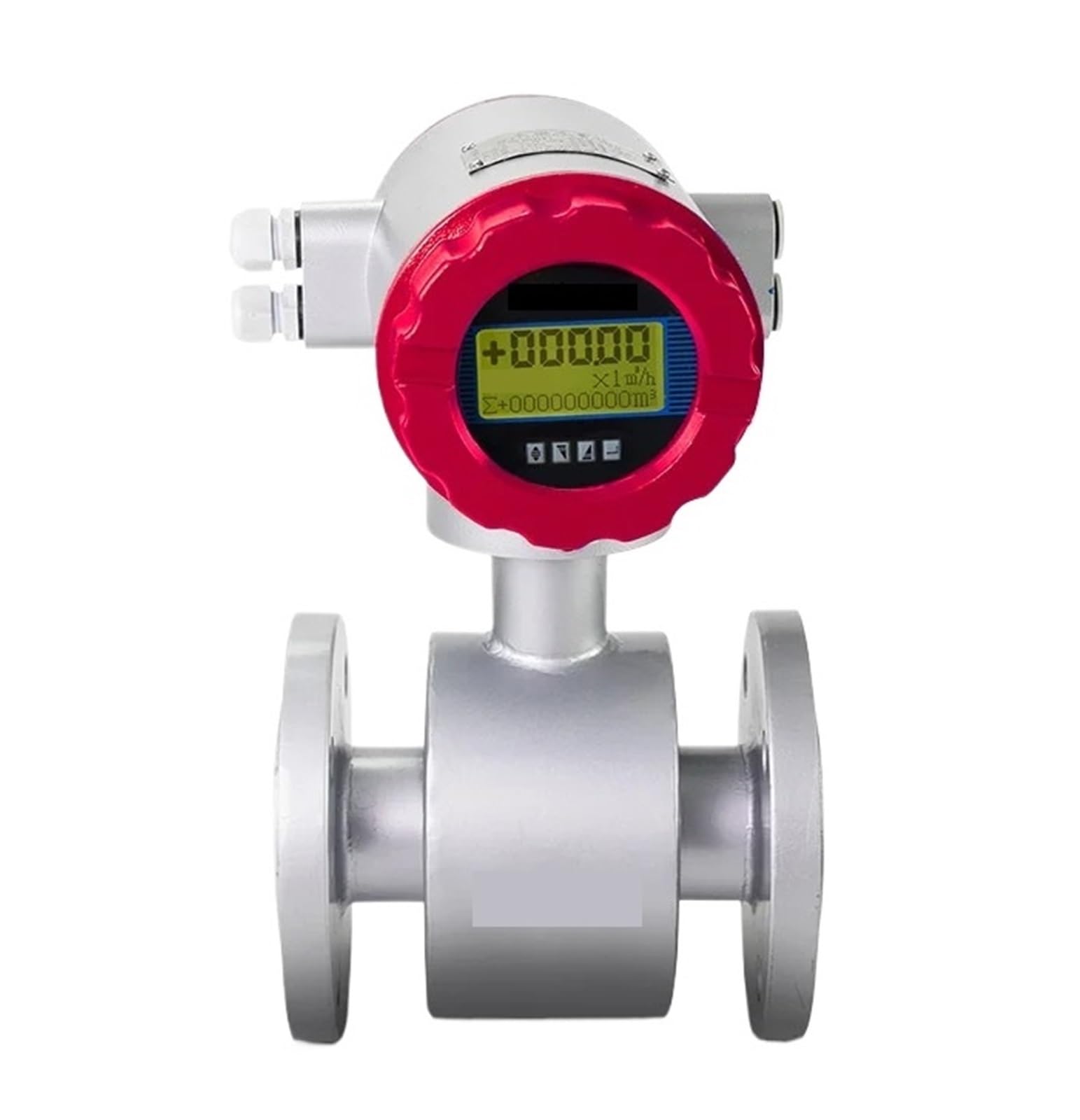 PXQCHAVLN Magnetic Flowmeter Digital Water Flow Meter Flange Connection 4-20mA RS485(DN40 24VDC)