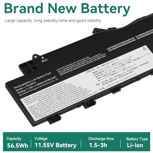 Image of ASUNCELL L19C3PF3 Laptop Battery Replace Compatible with Lenovo IdeaPad 5-14IIL05 5-14ARE05 5-14ITL05 5-14ALC05 5-14IAL7 5-14ABA7 Series L19M3PF3 L19M3PF4 L19L3PF7 SB10W86954 5B10W86957 11.55V 56.5Wh