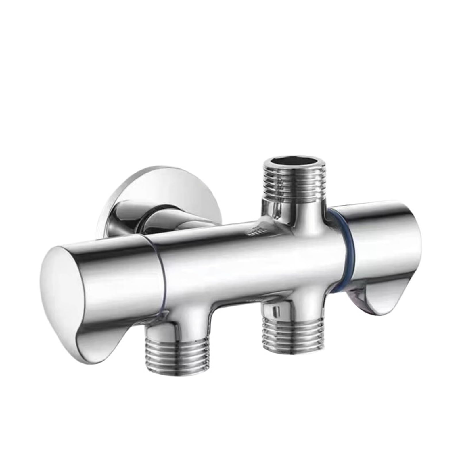 G1/2 One in Two Out Three Way Angle Stop Valve Multi-Functional Water Control Tap