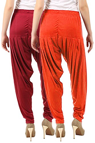 Image of Buy That Trendz Patiala Salwar for Women Relaxed Fit Viscose Patiyala Salwar Harem Bottom Pants