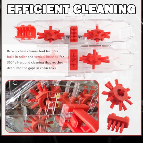 Upgraded Transparent Bike Chain Cleaner