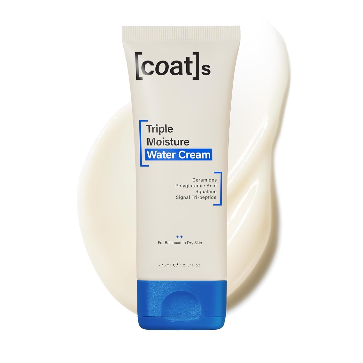 COATS Triple Moisture Water Cream – Preppy Skincare- Lightweight Gel Moisturizer, Non-Greasy, for Balanced Skin, Lightweight Hydration, Barrier Repair, Clean Ingredients, Fragrance-Free- 30 Day Supply