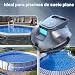 Imagen de Pondee X1 Robot Limpiafondos Piscina Sin Cable Fondo Plano