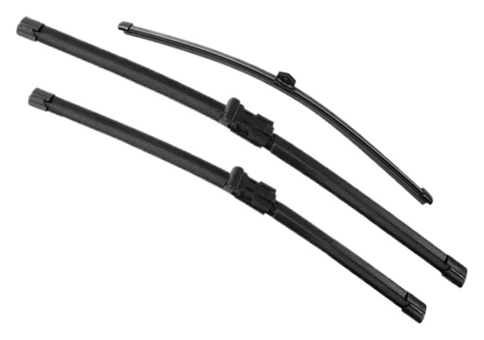 Para Q5 8R 2008-2017 Coche Limpiaparabrisas Delantero Trasero Escobillas 24"+20"+15" Reemplazo Escobilla Limpiaparabrisas(3 Pcs Wiper Blades)
