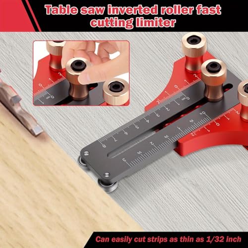 Guide de gabarit de scie à table et outils de coupe de clôture en bois - 3