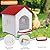 Nesting Boxes for Chicken, Plastic Single Compartment Chicken Nesting Box for Laying Eggs for Hens, Ducks and Poultry - Red