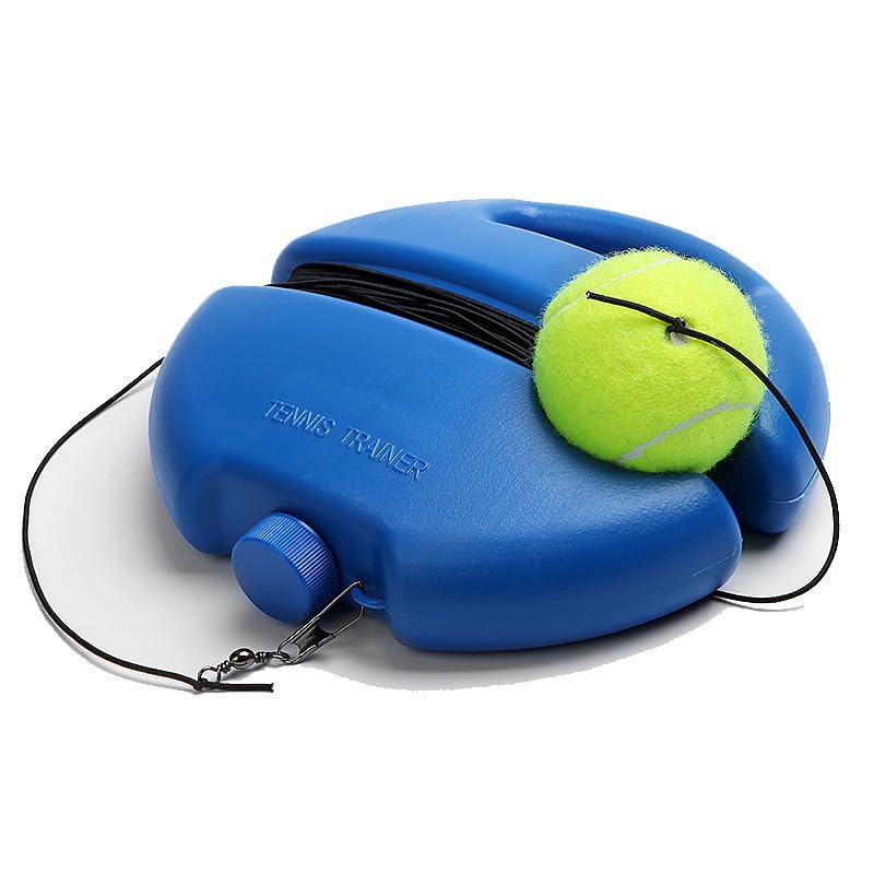 Tennis Ball pro Practice Trainer-Rebound Ball,Tennis Practice Rebounder with Long Elastic Rope,Tennis for Beginners Sport Exercise Tool (B-2pcs)