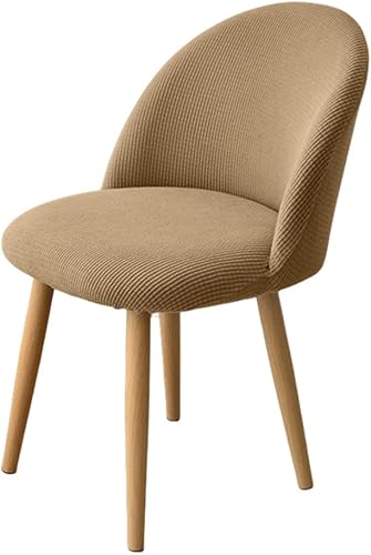 Funda de tela para silla, fundas elásticas para silla, funda de asiento elástica para el hogar, sala de estar, T3, camello, 1 pieza