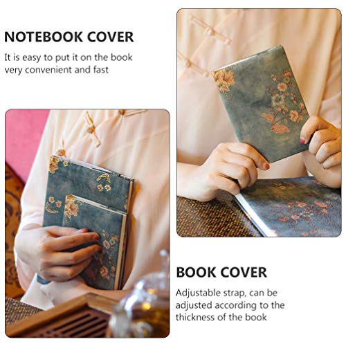 NUOBESTY Capa para estudantes, lavável, durável, reutilizável, protetor de livro, tecido de algodão,