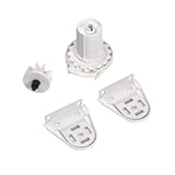 Rollerhouses RHSA38-A 38mm Metal Roller Blind Fittings Repair Parts Kit Brackets Heavy Duty 1&period;5 Inch&sol;Rollease Skyline Roller Shade Mounting Brackets