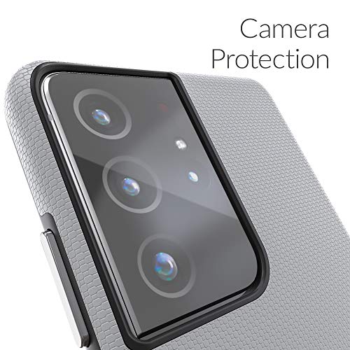 Image of Crave for Galaxy S21 Ultra Case, Shockproof Protection Dual Layer Case for Samsung Galaxy S21 Ultra 5G (6.8 inch) - Slate