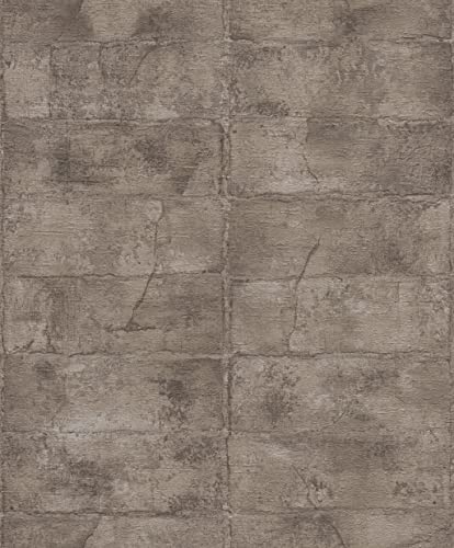 Papier peint intissé Rasch pour masquer les défauts des murs imitation pierre - 2