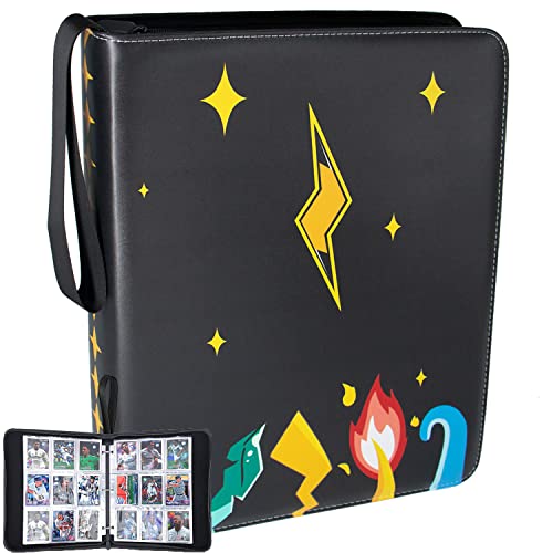 【Ottimo come regalo e design unico】 Se i tuoi bambini hanno una vasta collezione di carte da gioco, questo raccoglitore di carte è un ottimo regalo. Il nostro porta carte collezionabili ha una grafica vivace e iconica per farli sembrare diversi. Il nostro porta carte da collezione perfetto come regalo per bambini di tutte le età.