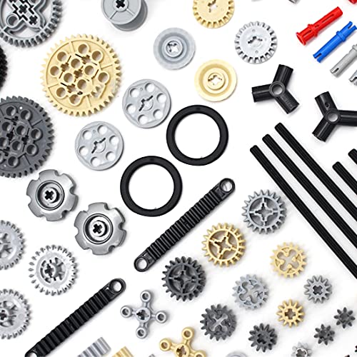 Bulokeliner Technik Ersatzteile Set, Technik Teile Steine Bausatz Motor Getriebe Ausrüstung Klemmbausteine Verbinder… – Bild 4