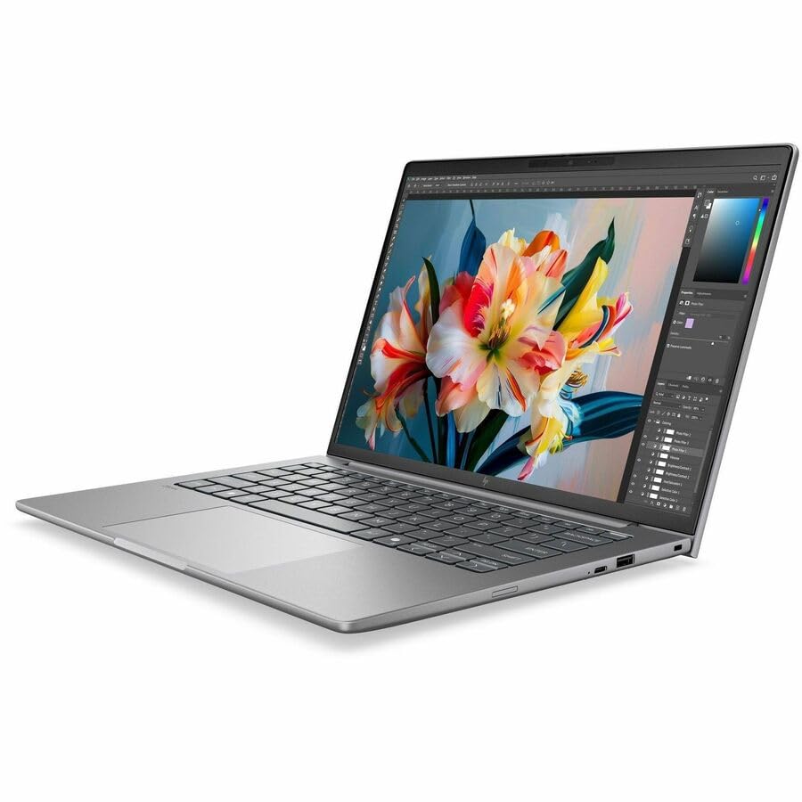Image of HP ZBook 8 G2i 16 inch Copilot+ PC Mobile Workstation - WQUXGA - Intel Core Ultra 9 Series 3 386H - 32 GB - 512 GB SSD - English Keyboard - Meteor Silver Aluminum - Intel Chip - 3840 x 2400 - Windows 11 P