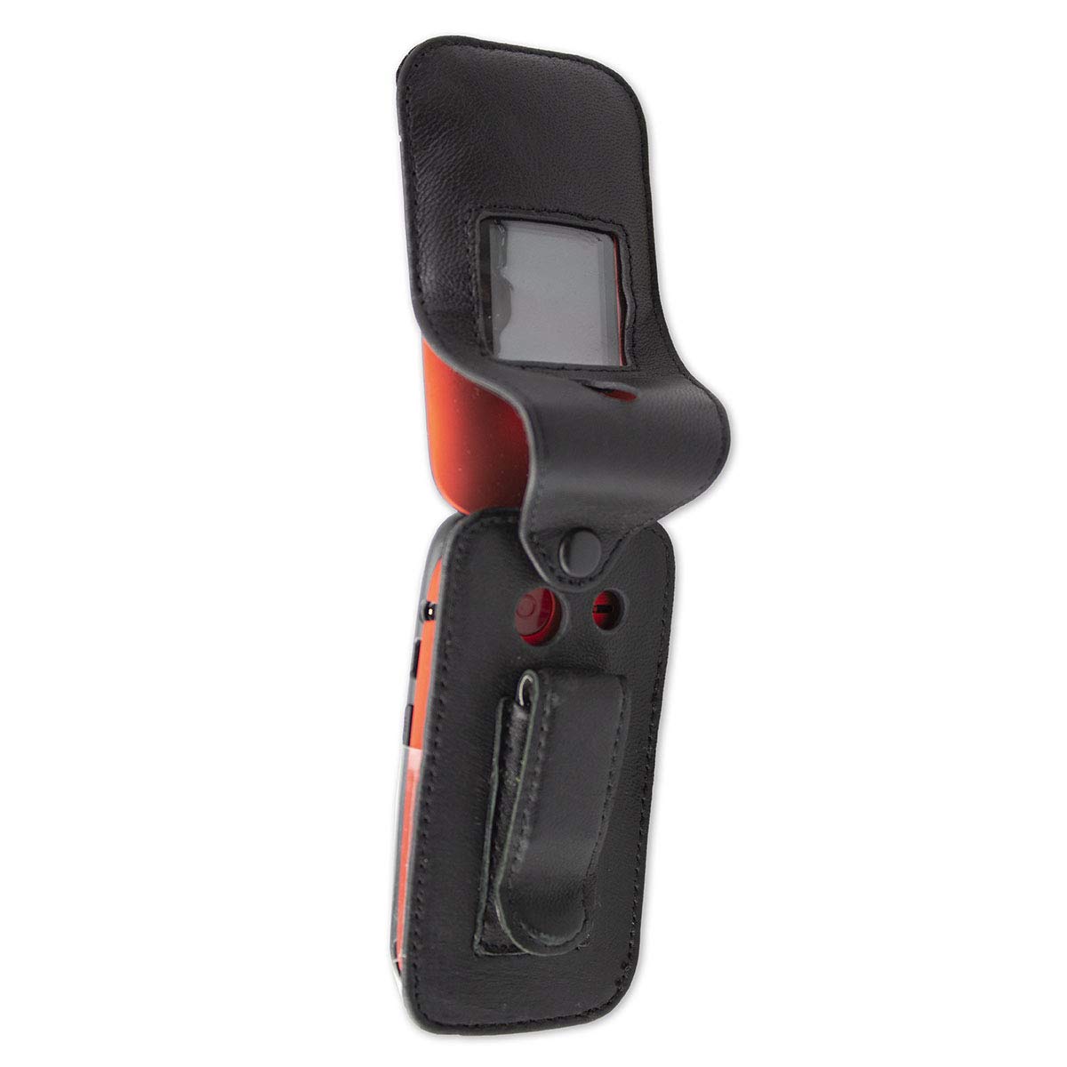 caseroxx Leather-Case with belt clip compatible with Swisstone BBM 625 made from genuine leather