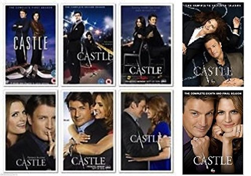 Castle : Complete Collection, DVD (Series Seasons 1-8, 1,2,3,4,5,6,7,8 Bundle) USA Fromat Region 1 Pre-order
