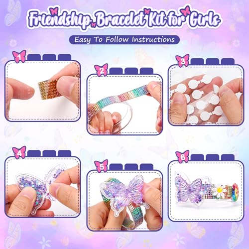 image for Eichhoo Friendship Bracelet Making Kit for Girls, 5-12 Year Old Girl B
